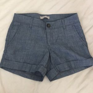 Denim shorts from banana republic